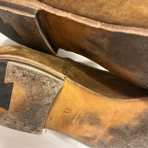 Officine Creative Tan Suede Oxford Shoes - Picture 10 of 14